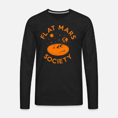 flat mars society t shirt meaning